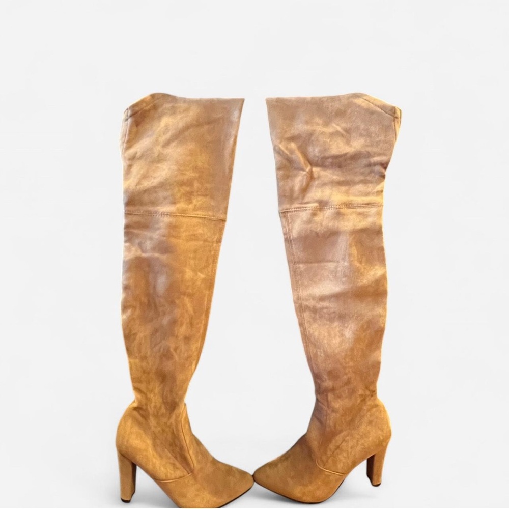 ShoeNTale Brown Over-the-Knee Boots